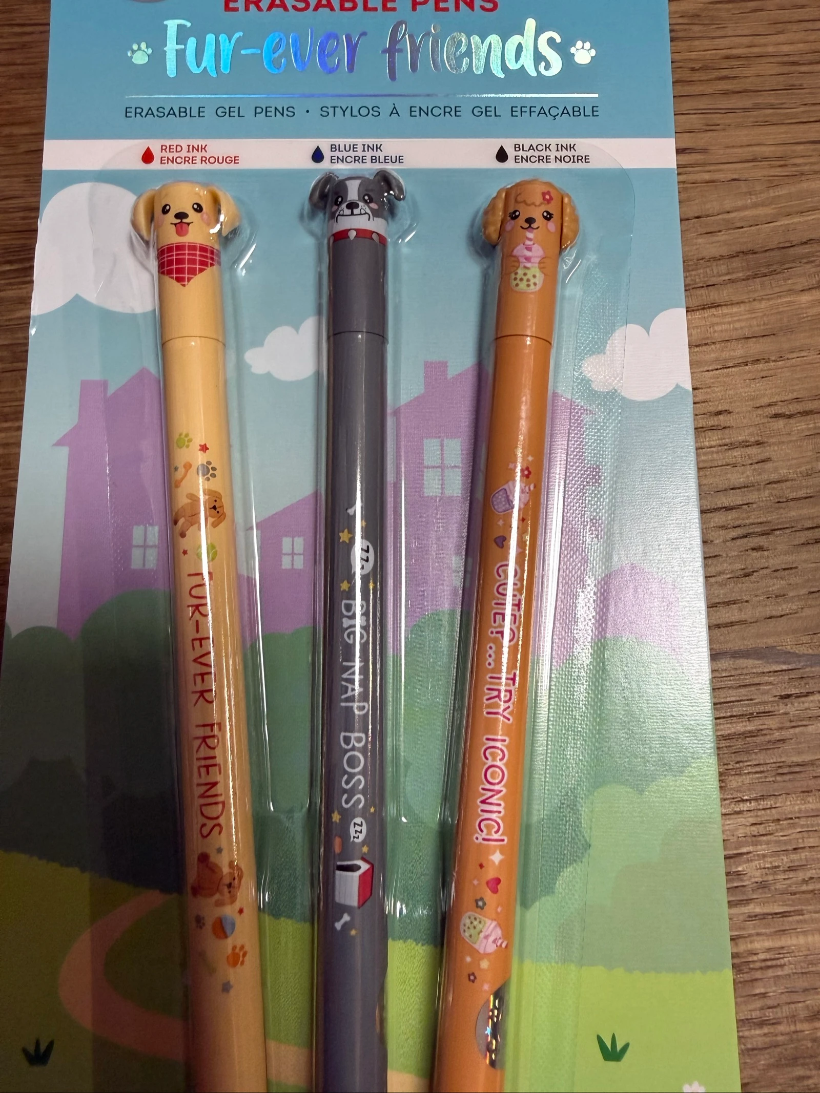 Set of 3 Legami pens – Fur Ever Friends – photo 2